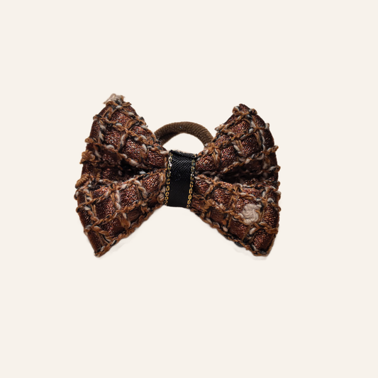 Detachable Woven Mesh Pet Hair Bow - Gala Collection for Small Dogs | SilkyC