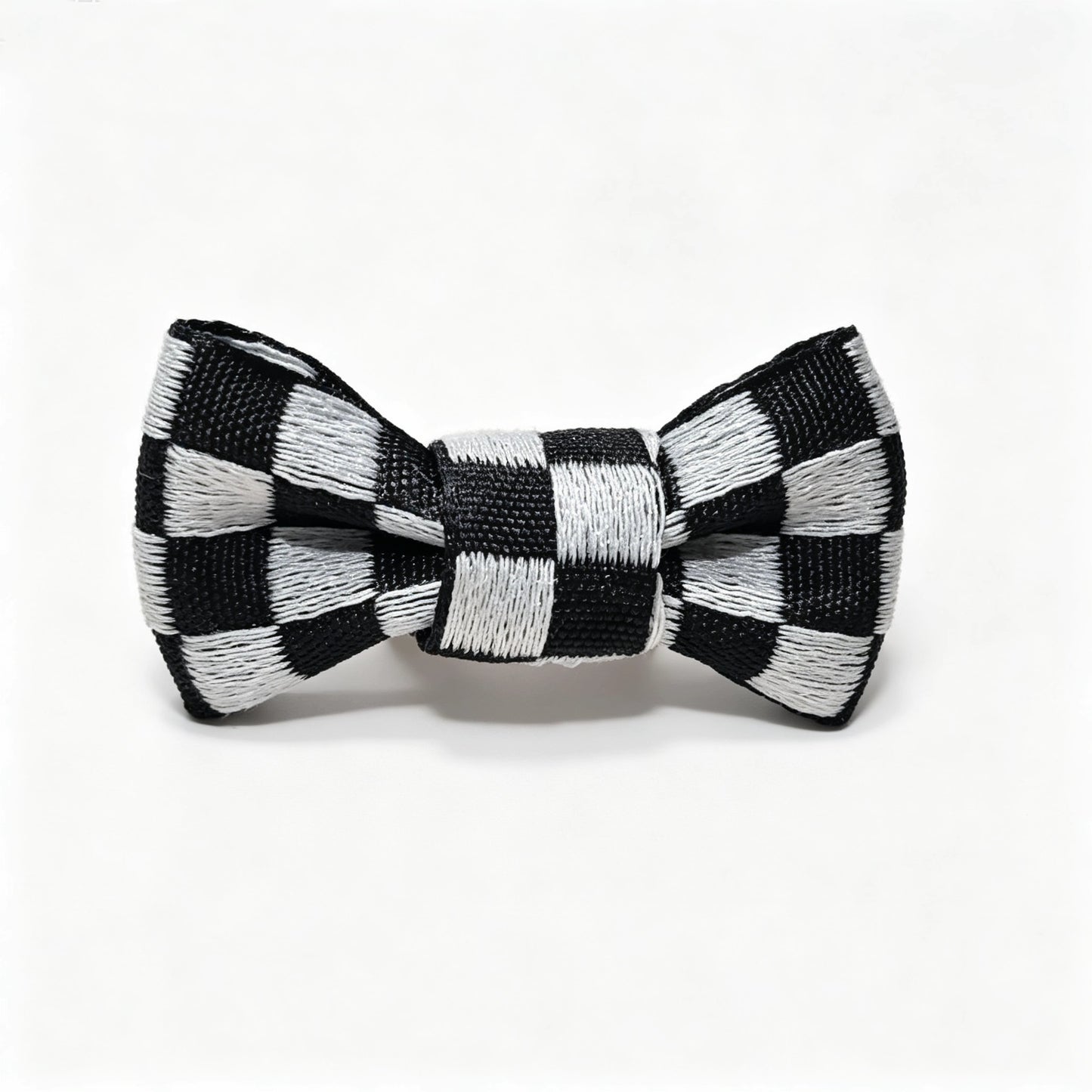 Checkerboard Dog Hair Bow for Shih Tzu & Yorkie