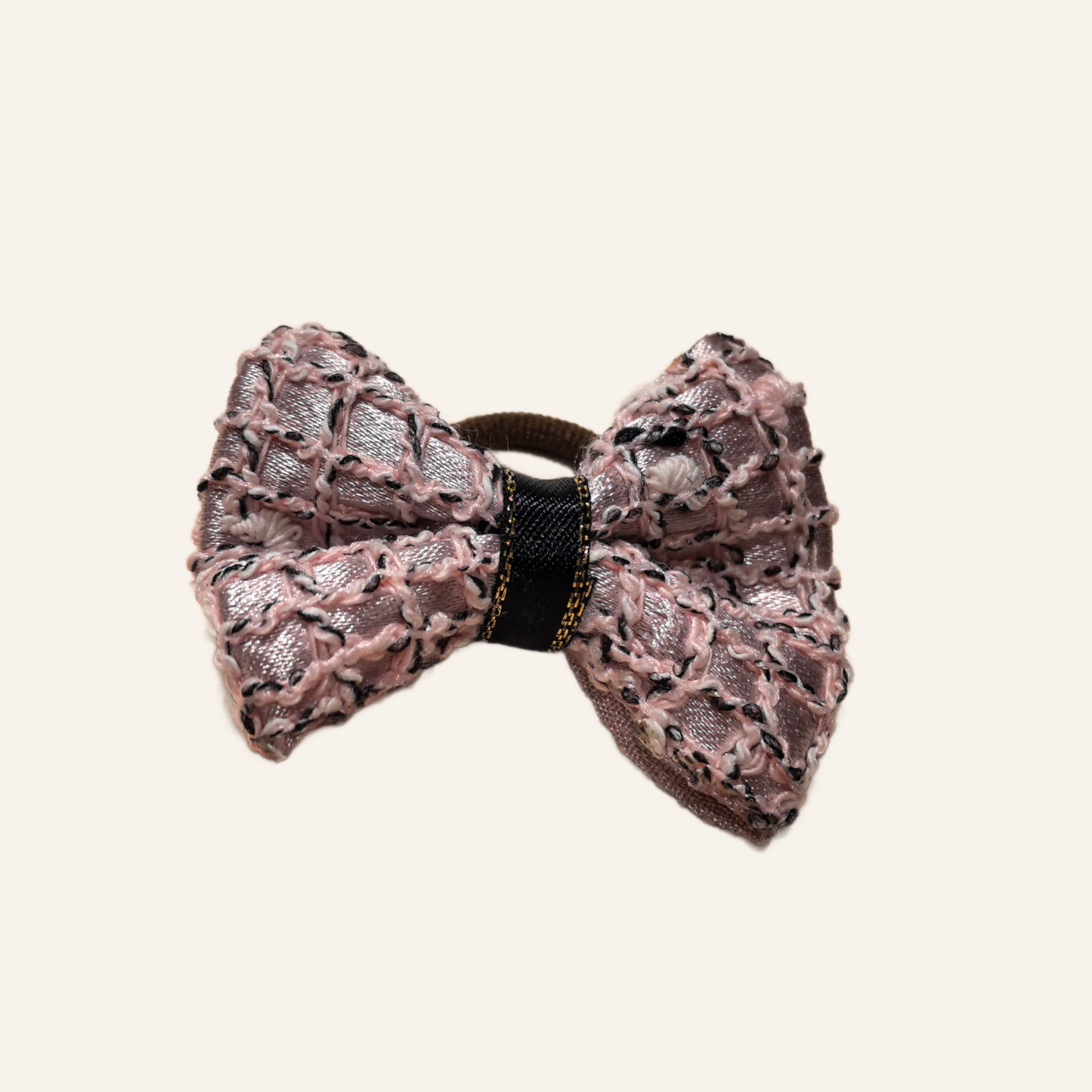 Detachable Woven Mesh Pet Hair Bow - Gala Collection for Small Dogs | SilkyC